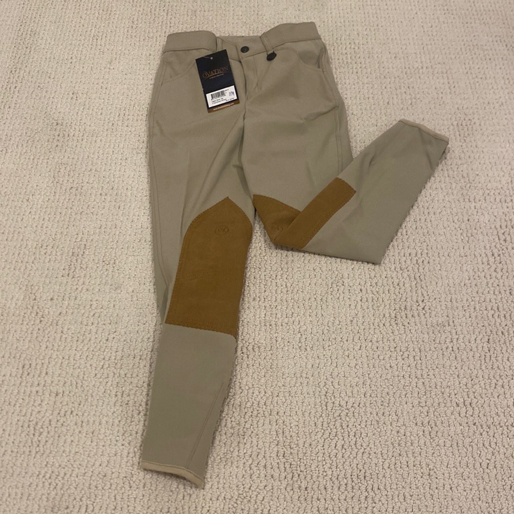 Ovation Tan Boys Riding Breeches